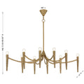 SAVOY HOUSE, BELLEZA LINEAR CHANDELIER, LINEAR LIGHT