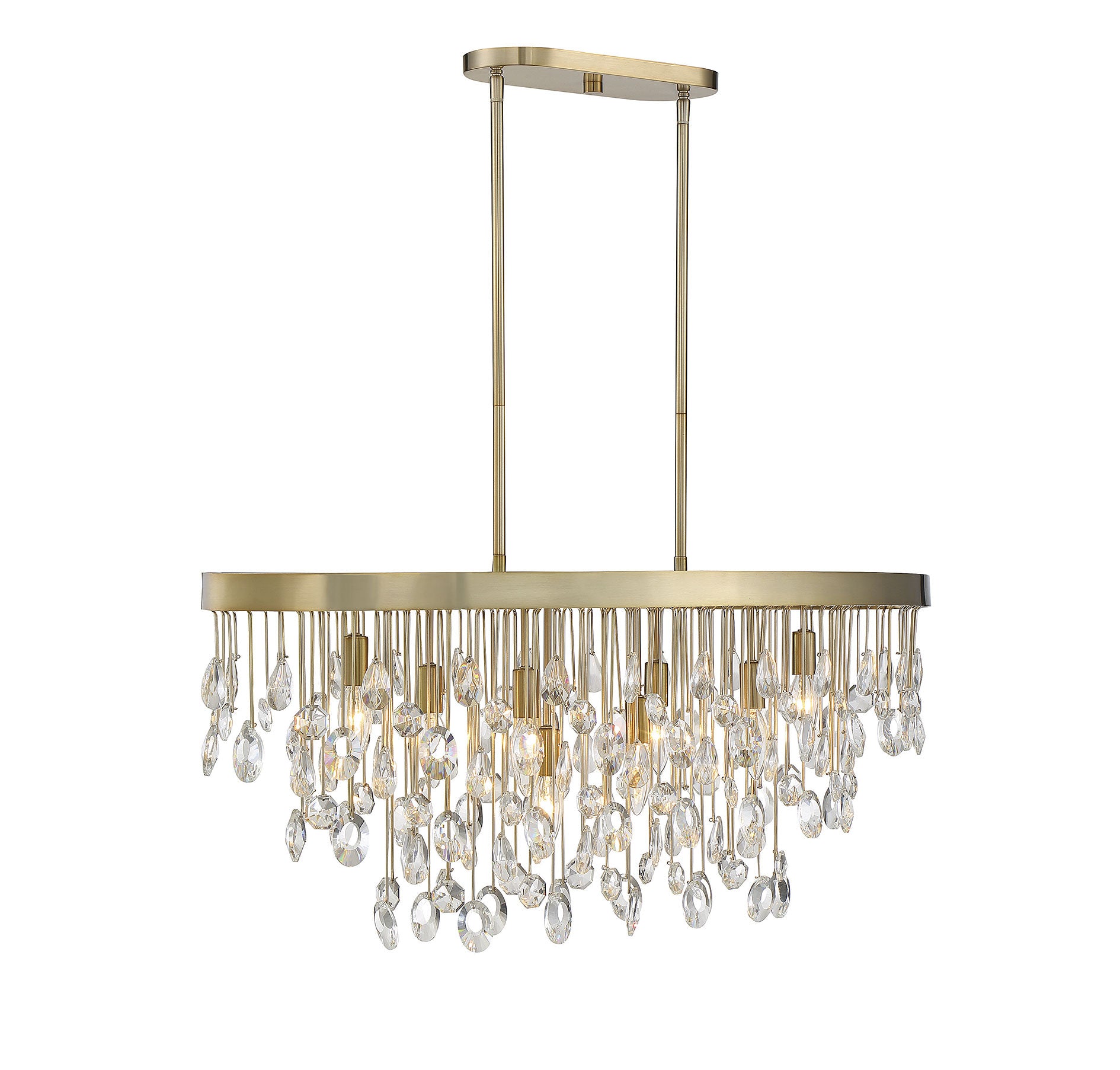 SAVOY HOUSE, LIVORNO LINEAR CHANDELIER, LINEAR LIGHT