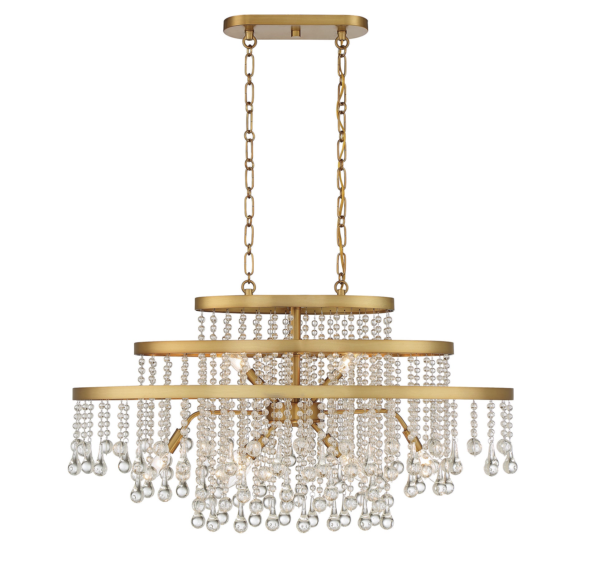 SAVOY HOUSE, LUNA LINEAR CHANDELIER, LINEAR LIGHT