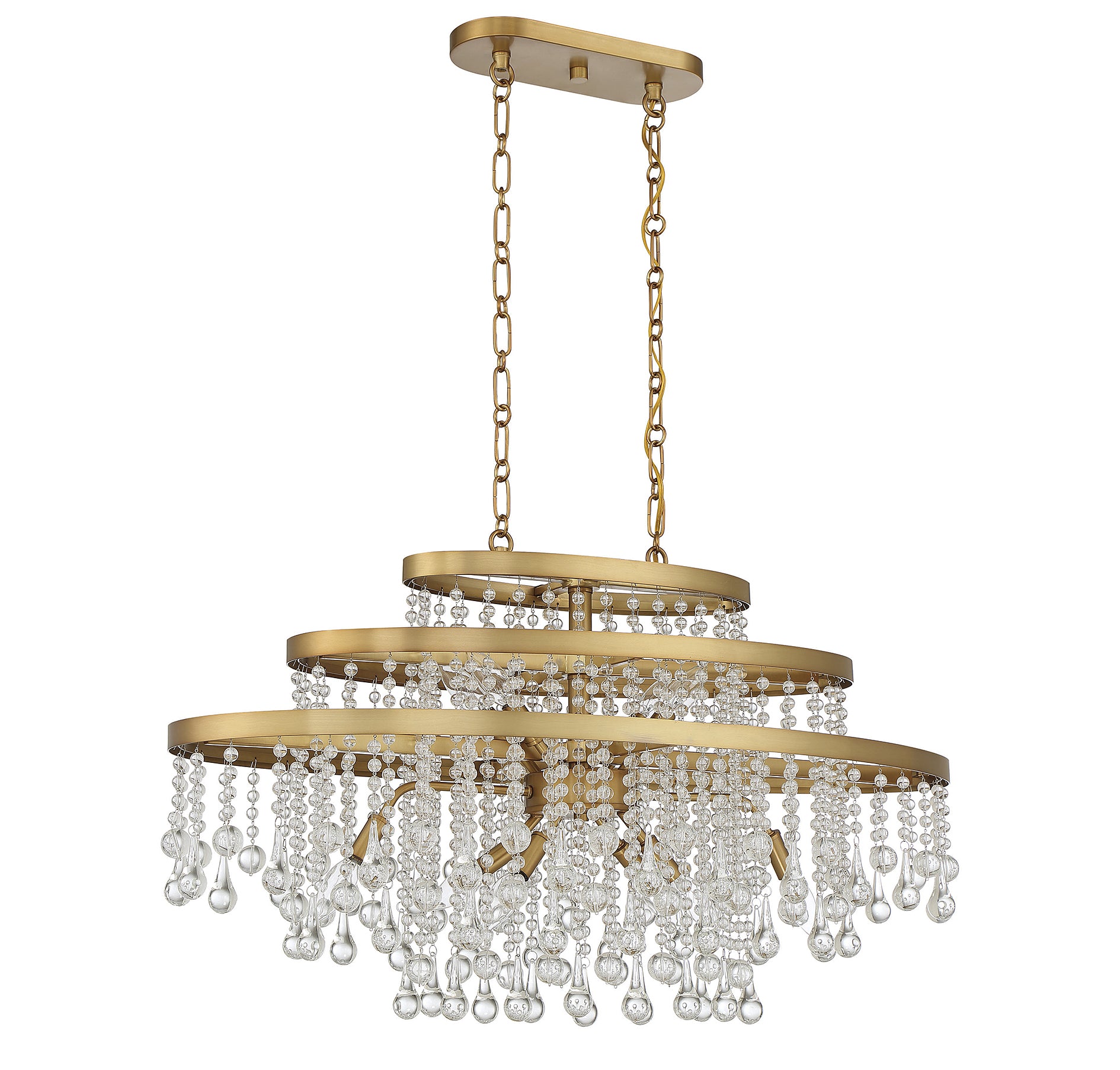 SAVOY HOUSE, LUNA LINEAR CHANDELIER, LINEAR LIGHT