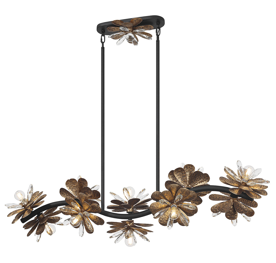 SAVOY HOUSE, GISELLE LINEAR CHANDELIER, LINEAR LIGHT
