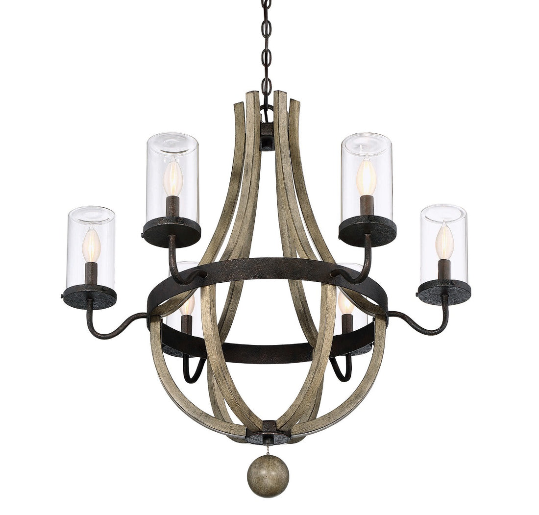 SAVOY HOUSE, EDEN OUTDOOR: CHANDELIER | 1-2100-6-70, OUTDOOR CEILING LIGHTS