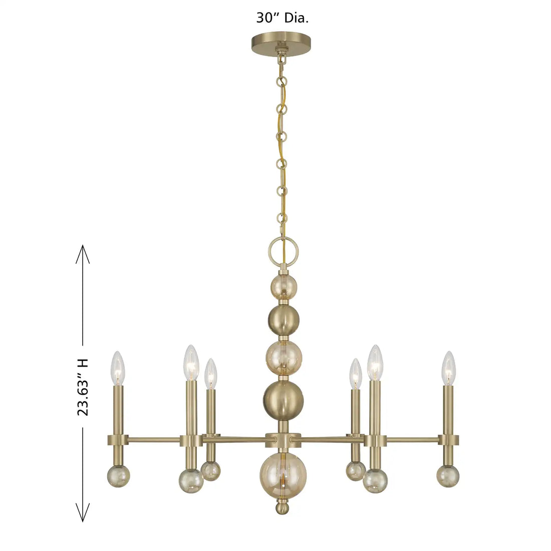 SAVOY HOUSE, CRESCENT GLAM CHANDELIER, CHANDELIER LIGHT