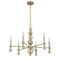 SAVOY HOUSE, CRESCENT GLAM CHANDELIER, CHANDELIER LIGHT