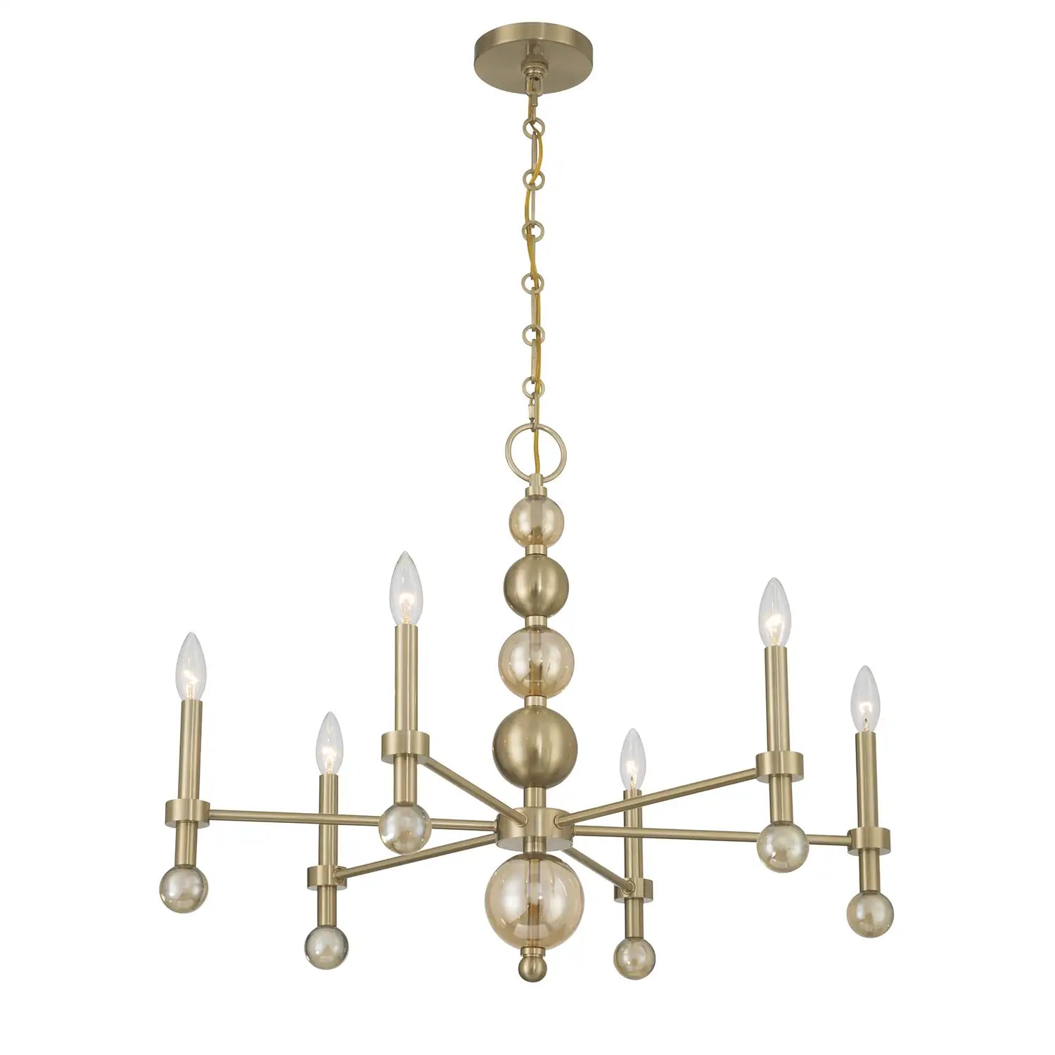 SAVOY HOUSE, CRESCENT GLAM CHANDELIER, CHANDELIER LIGHT