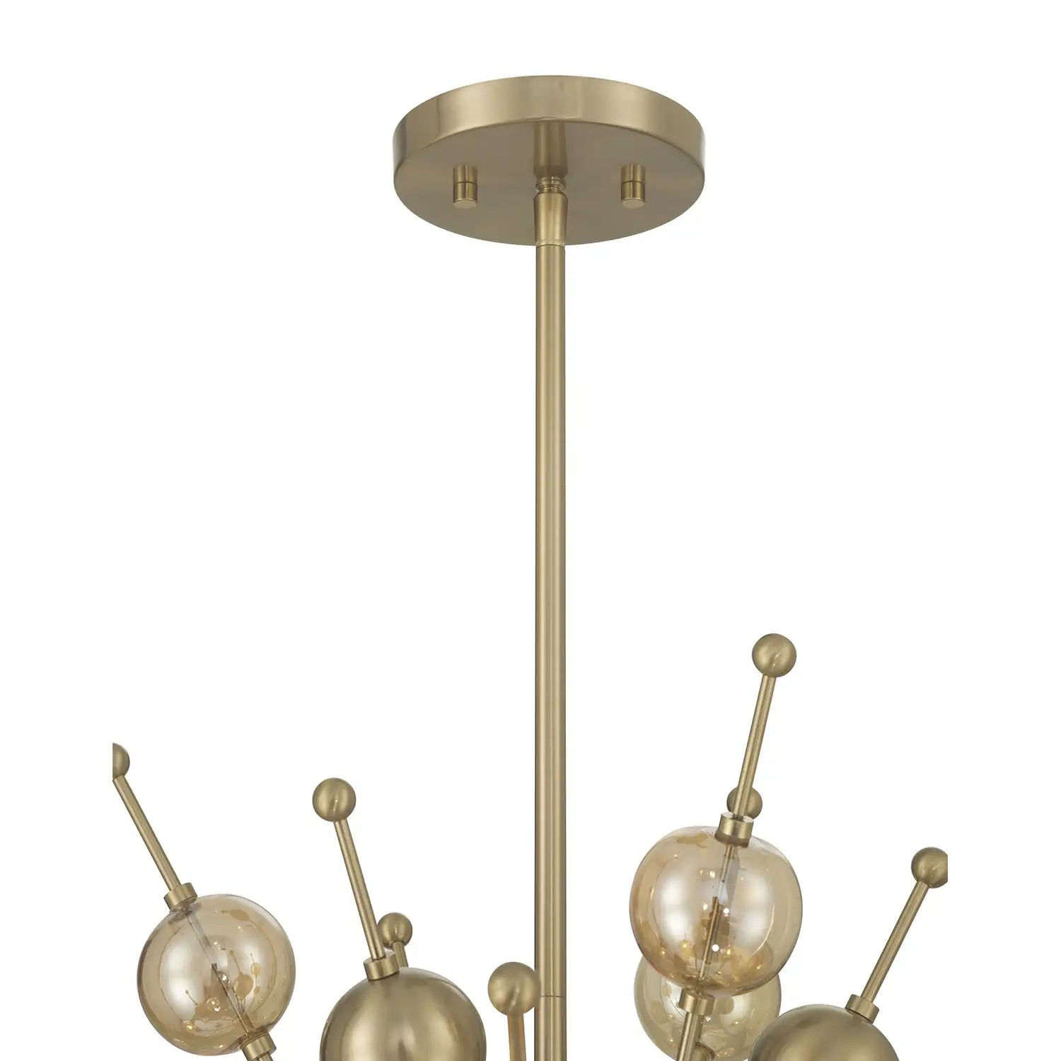 SAVOY HOUSE, CRESCENT MID-CENTURY MODERN CHANDELIER, CHANDELIER LIGHT