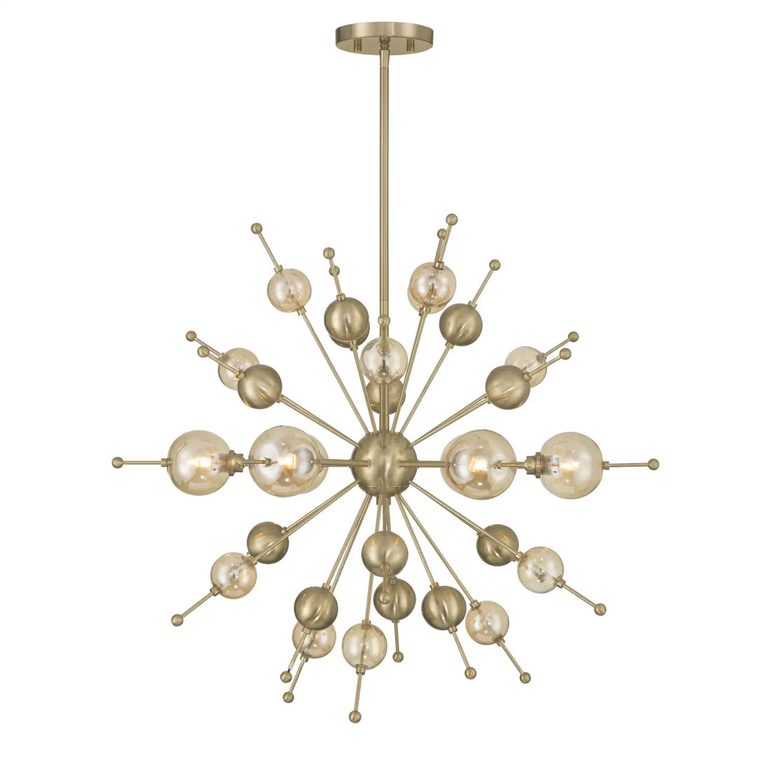 SAVOY HOUSE, CRESCENT MID-CENTURY MODERN CHANDELIER, CHANDELIER LIGHT