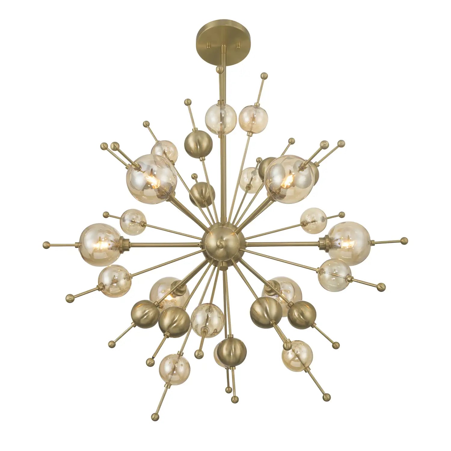 SAVOY HOUSE, CRESCENT MID-CENTURY MODERN CHANDELIER, CHANDELIER LIGHT