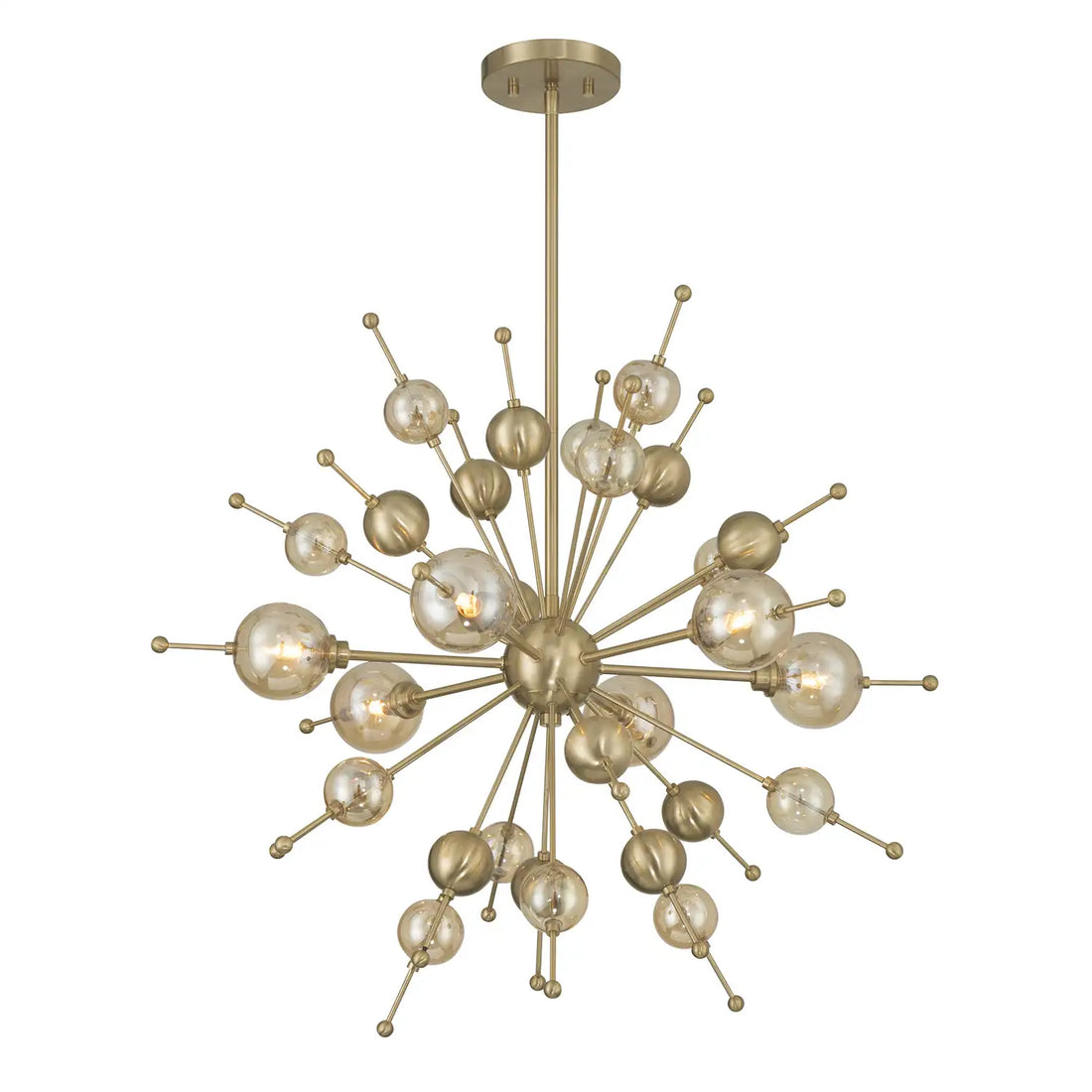 SAVOY HOUSE, CRESCENT MID-CENTURY MODERN CHANDELIER, CHANDELIER LIGHT