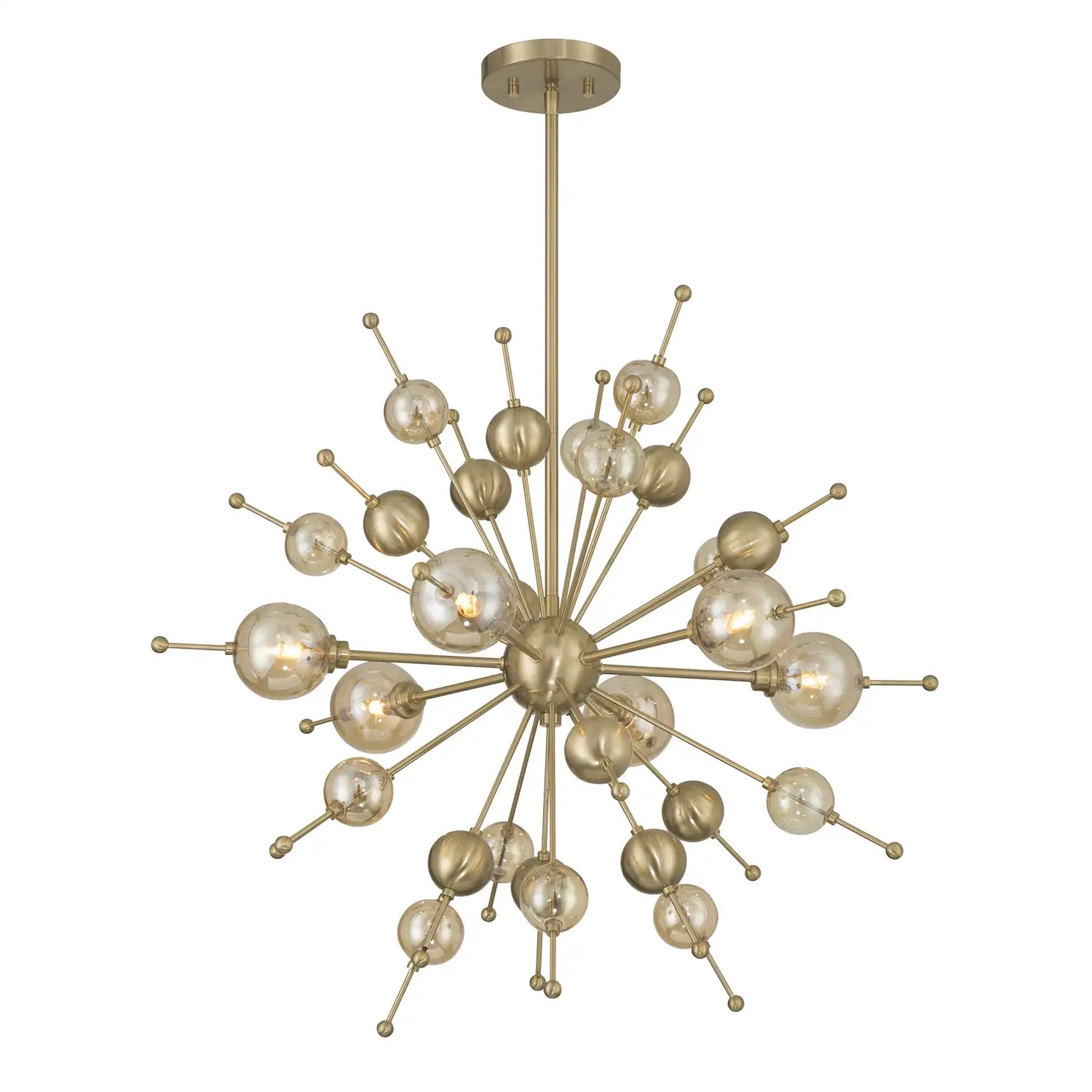SAVOY HOUSE, CRESCENT MID-CENTURY MODERN CHANDELIER, CHANDELIER LIGHT
