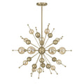 SAVOY HOUSE, CRESCENT MID-CENTURY MODERN CHANDELIER, CHANDELIER LIGHT