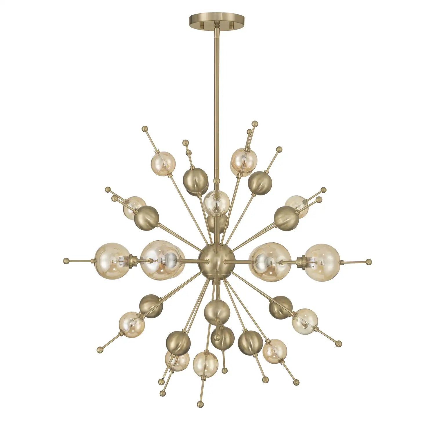 SAVOY HOUSE, CRESCENT MID-CENTURY MODERN CHANDELIER, CHANDELIER LIGHT