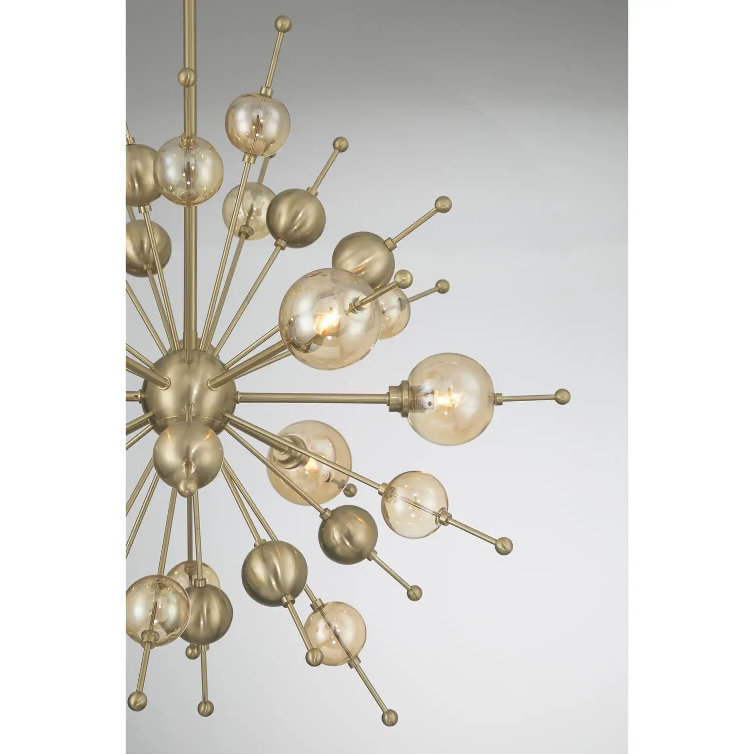 SAVOY HOUSE, CRESCENT MID-CENTURY MODERN CHANDELIER, CHANDELIER LIGHT
