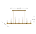 SAVOY HOUSE, CARINA LINEAR CHANDELIER, LINEAR LIGHT