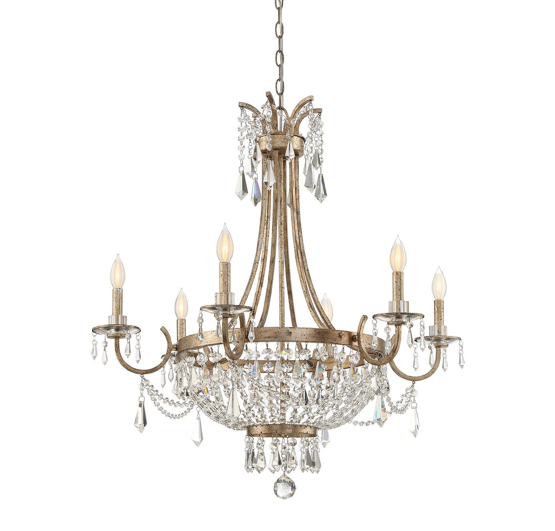 SAVOY HOUSE, CLAIBORNE CHANDELIER, CHANDELIER LIGHT