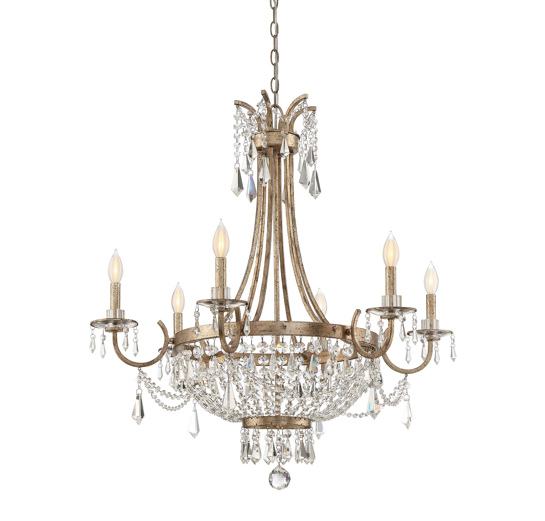 SAVOY HOUSE, CLAIBORNE CHANDELIER, CHANDELIER LIGHT