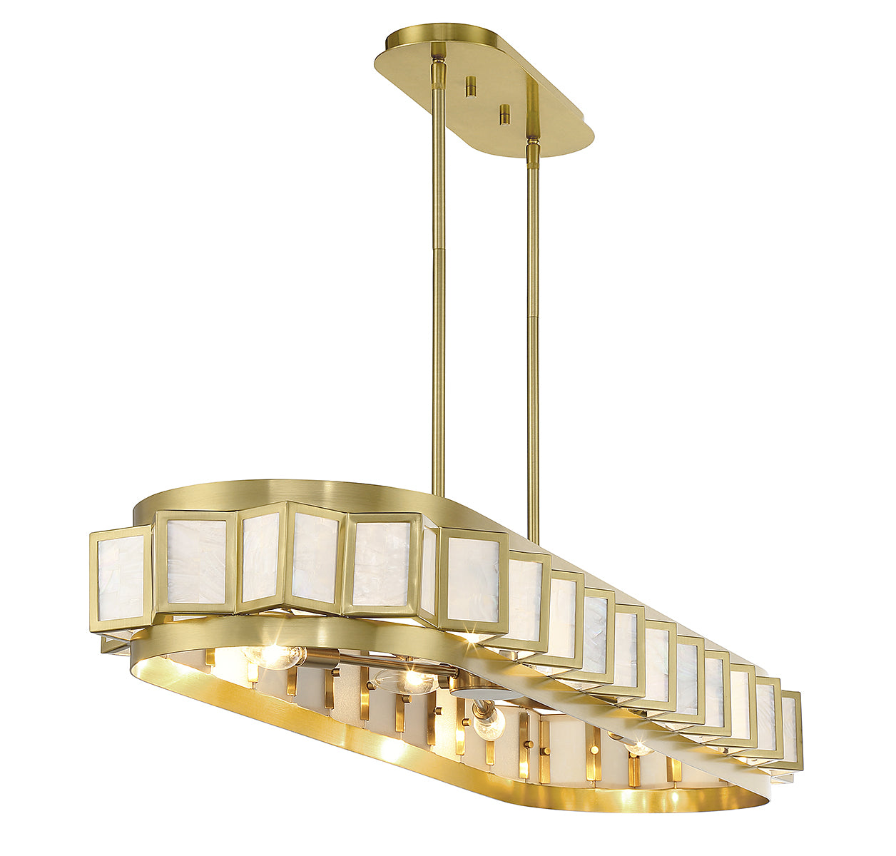 SAVOY HOUSE, GIDEON LINEAR CHANDELIER, LINEAR LIGHT
