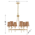SAVOY HOUSE, ASHBURY CHANDELIER, CHANDELIER LIGHT