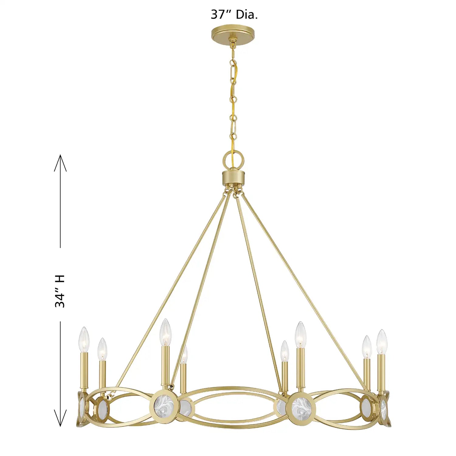 SAVOY HOUSE, MINETTE CHANDELIER, CHANDELIER LIGHT