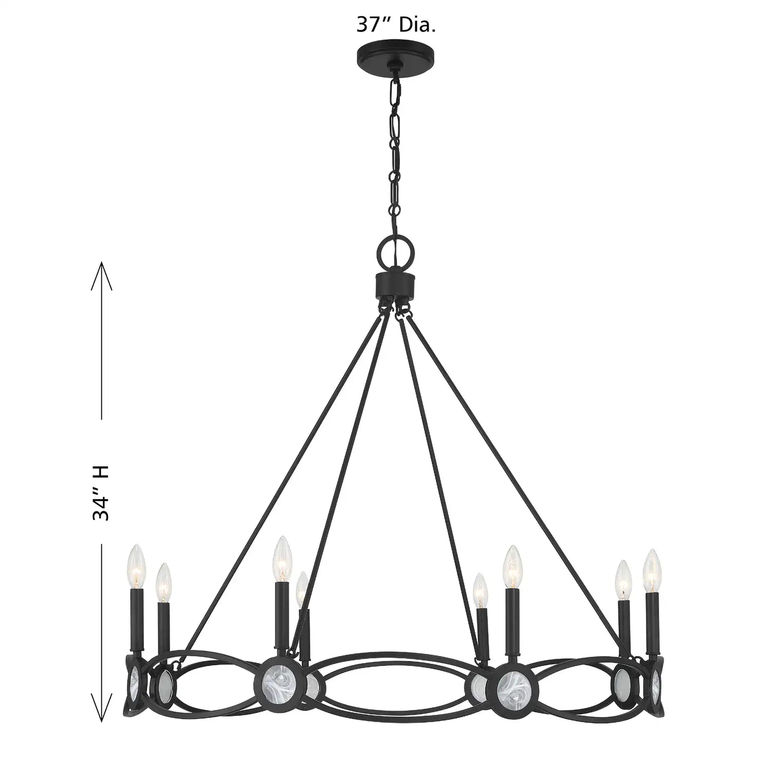 SAVOY HOUSE, MINETTE CHANDELIER, CHANDELIER LIGHT