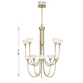 SAVOY HOUSE, FLORENA CHANDELIER, CHANDELIER LIGHT