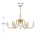 SAVOY HOUSE, BERGDORF CHANDELIER, CHANDELIER LIGHT