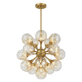 SAVOY HOUSE, MATISSE WARM BRASS CHANDELIER, CHANDELIER LIGHT