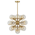 SAVOY HOUSE, MATISSE WARM BRASS CHANDELIER, CHANDELIER LIGHT