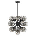SAVOY HOUSE, MATISSE MATTE BLACK CHANDELIER, CHANDELIER LIGHT