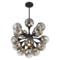 SAVOY HOUSE, MATISSE MATTE BLACK CHANDELIER, CHANDELIER LIGHT