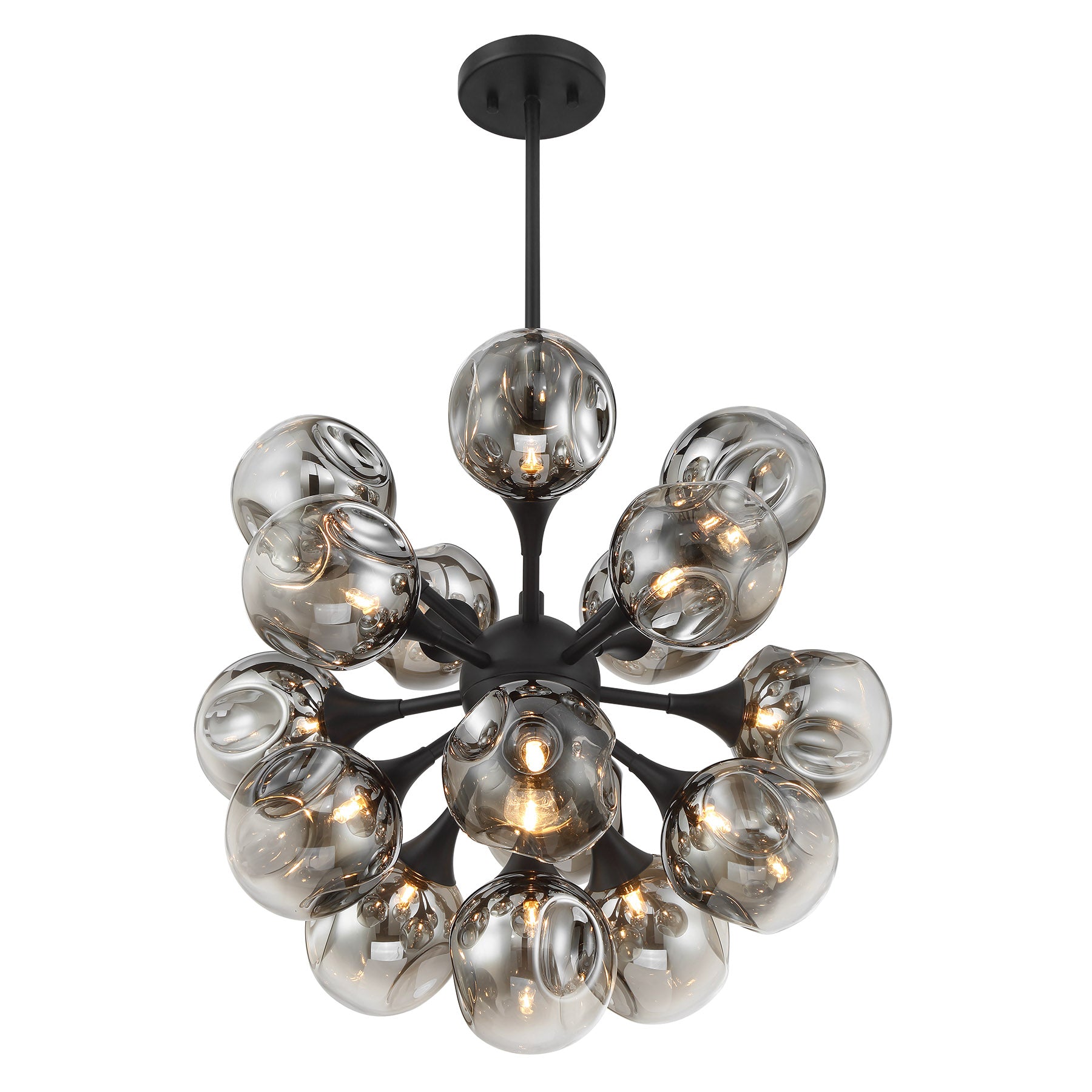 SAVOY HOUSE, MATISSE MATTE BLACK CHANDELIER, CHANDELIER LIGHT