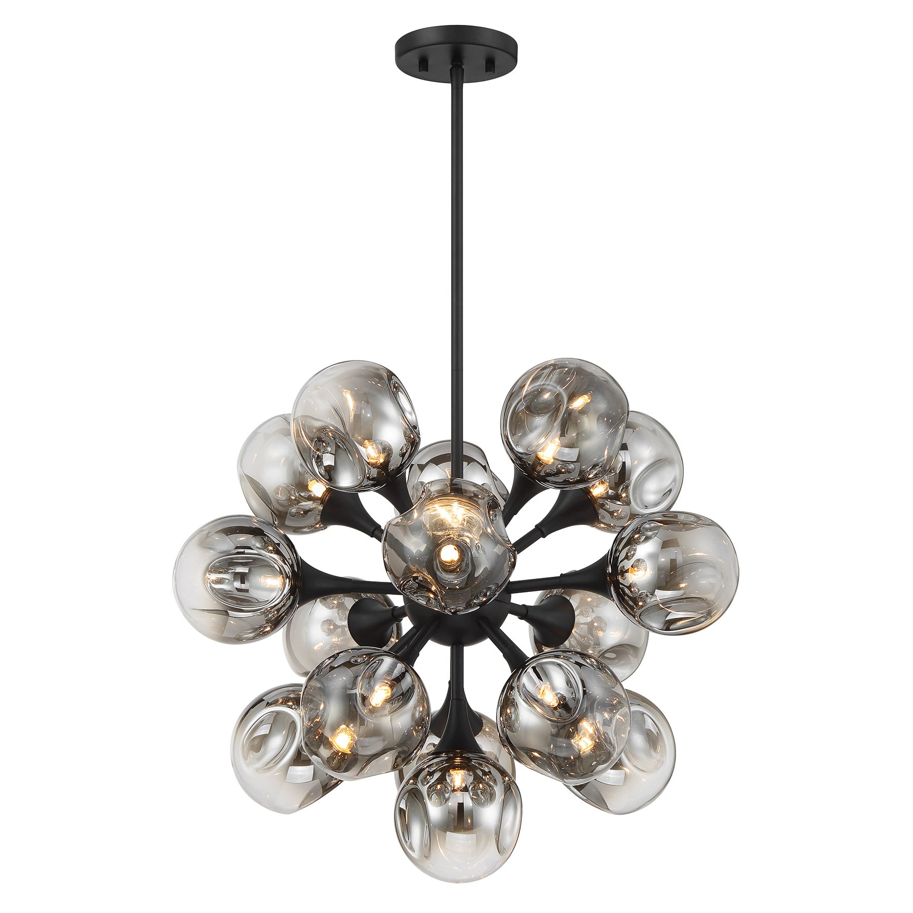 SAVOY HOUSE, MATISSE MATTE BLACK CHANDELIER, CHANDELIER LIGHT