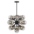 SAVOY HOUSE, MATISSE MATTE BLACK CHANDELIER, CHANDELIER LIGHT