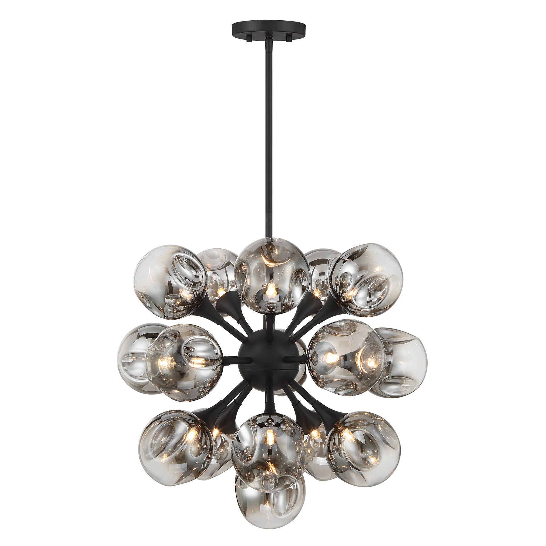 SAVOY HOUSE, MATISSE MATTE BLACK CHANDELIER, CHANDELIER LIGHT