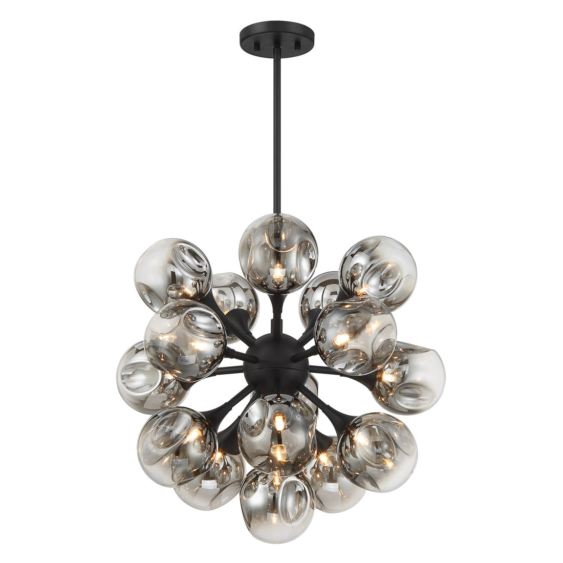 SAVOY HOUSE, MATISSE MATTE BLACK CHANDELIER, CHANDELIER LIGHT