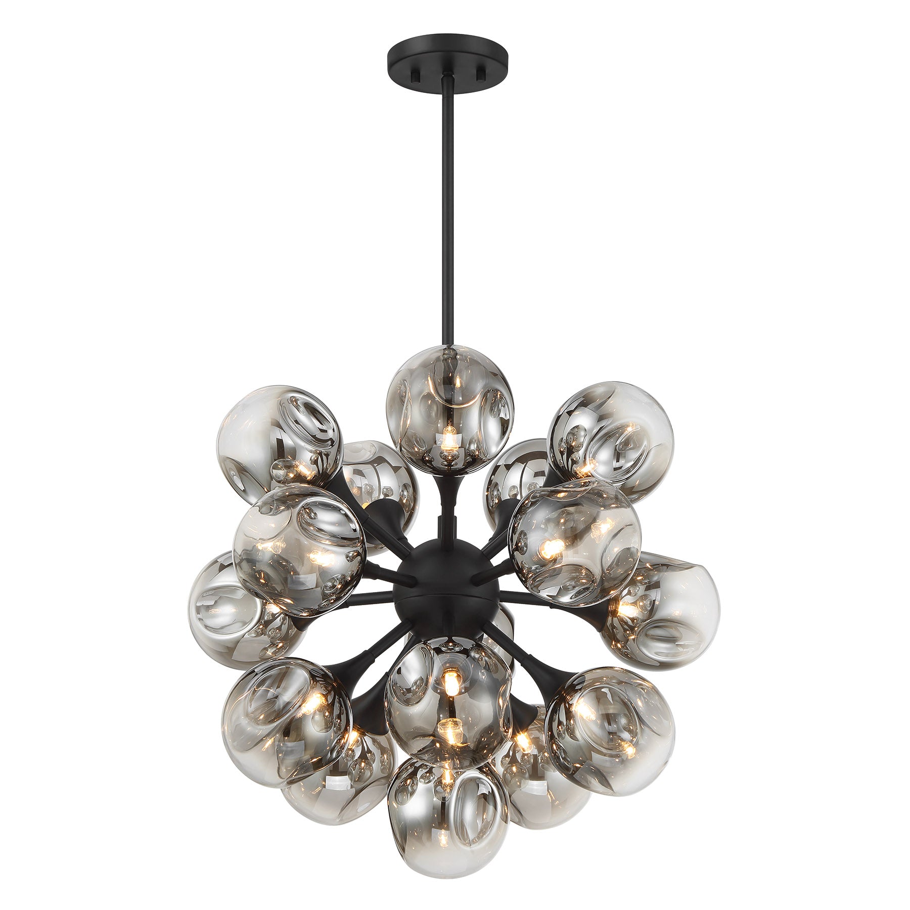 SAVOY HOUSE, MATISSE MATTE BLACK CHANDELIER, CHANDELIER LIGHT