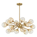 SAVOY HOUSE, MATISSE WARM BRASS CHANDELIER, CHANDELIER LIGHT