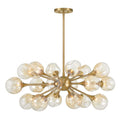 SAVOY HOUSE, MATISSE WARM BRASS CHANDELIER, CHANDELIER LIGHT