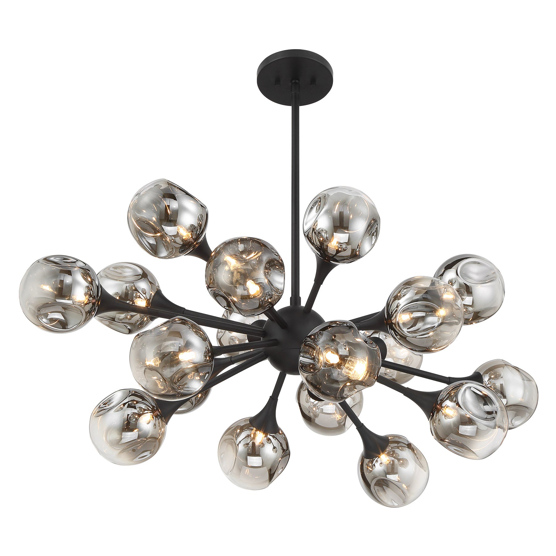 SAVOY HOUSE, MATISSE MATTE BLACK CHANDELIER, CHANDELIER LIGHT