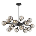 SAVOY HOUSE, MATISSE MATTE BLACK CHANDELIER, CHANDELIER LIGHT
