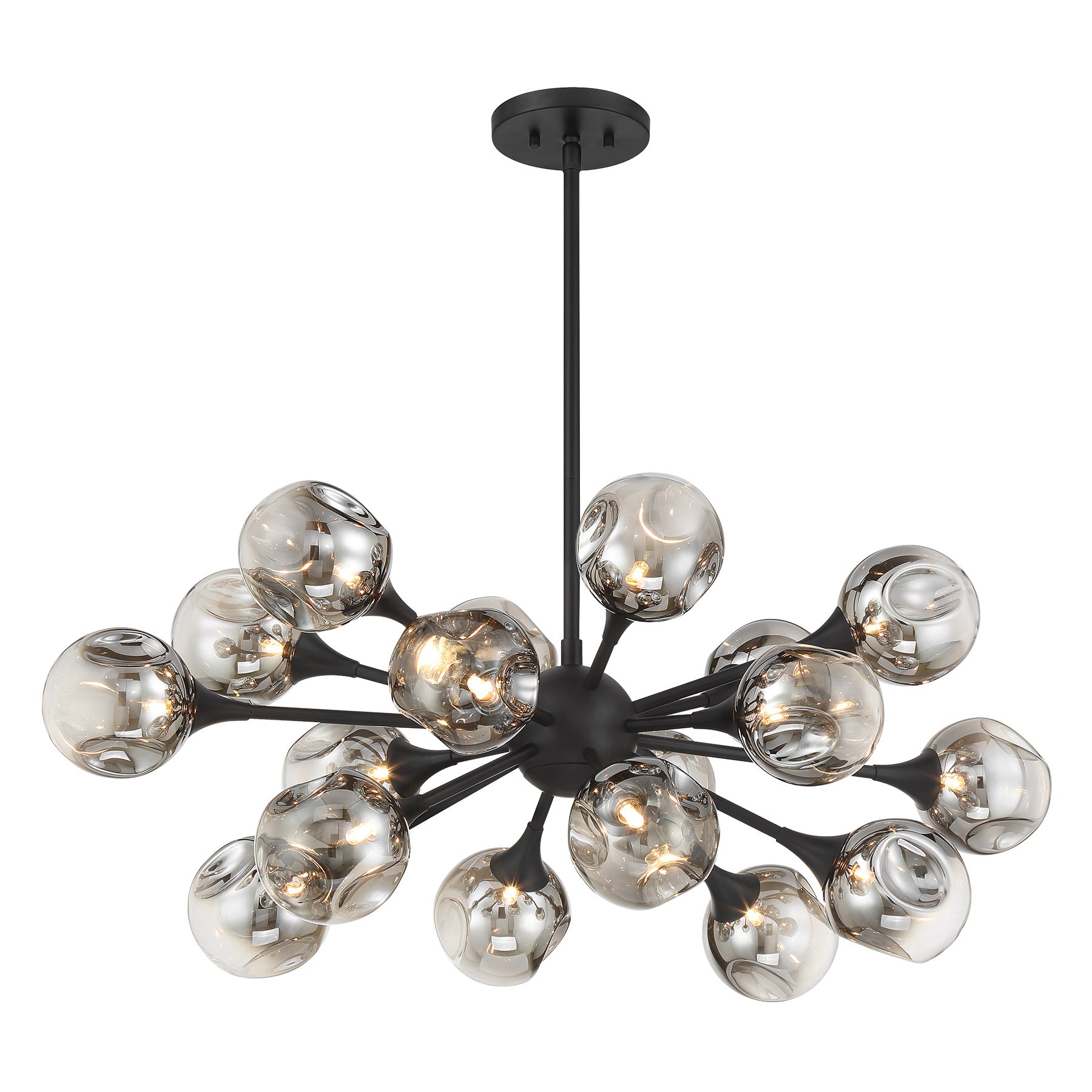 SAVOY HOUSE, MATISSE MATTE BLACK CHANDELIER, CHANDELIER LIGHT