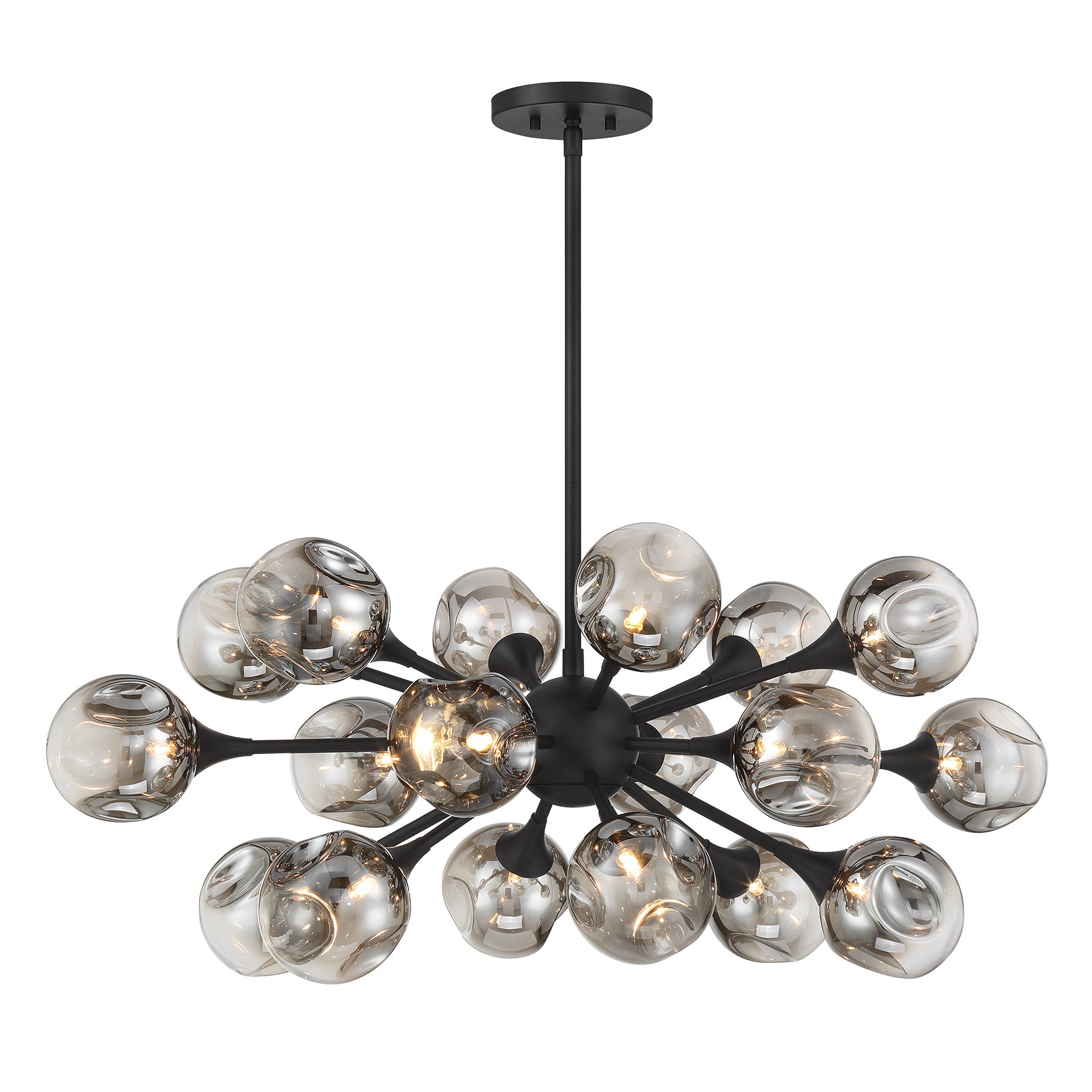SAVOY HOUSE, MATISSE MATTE BLACK CHANDELIER, CHANDELIER LIGHT