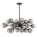 SAVOY HOUSE, MATISSE MATTE BLACK CHANDELIER, CHANDELIER LIGHT
