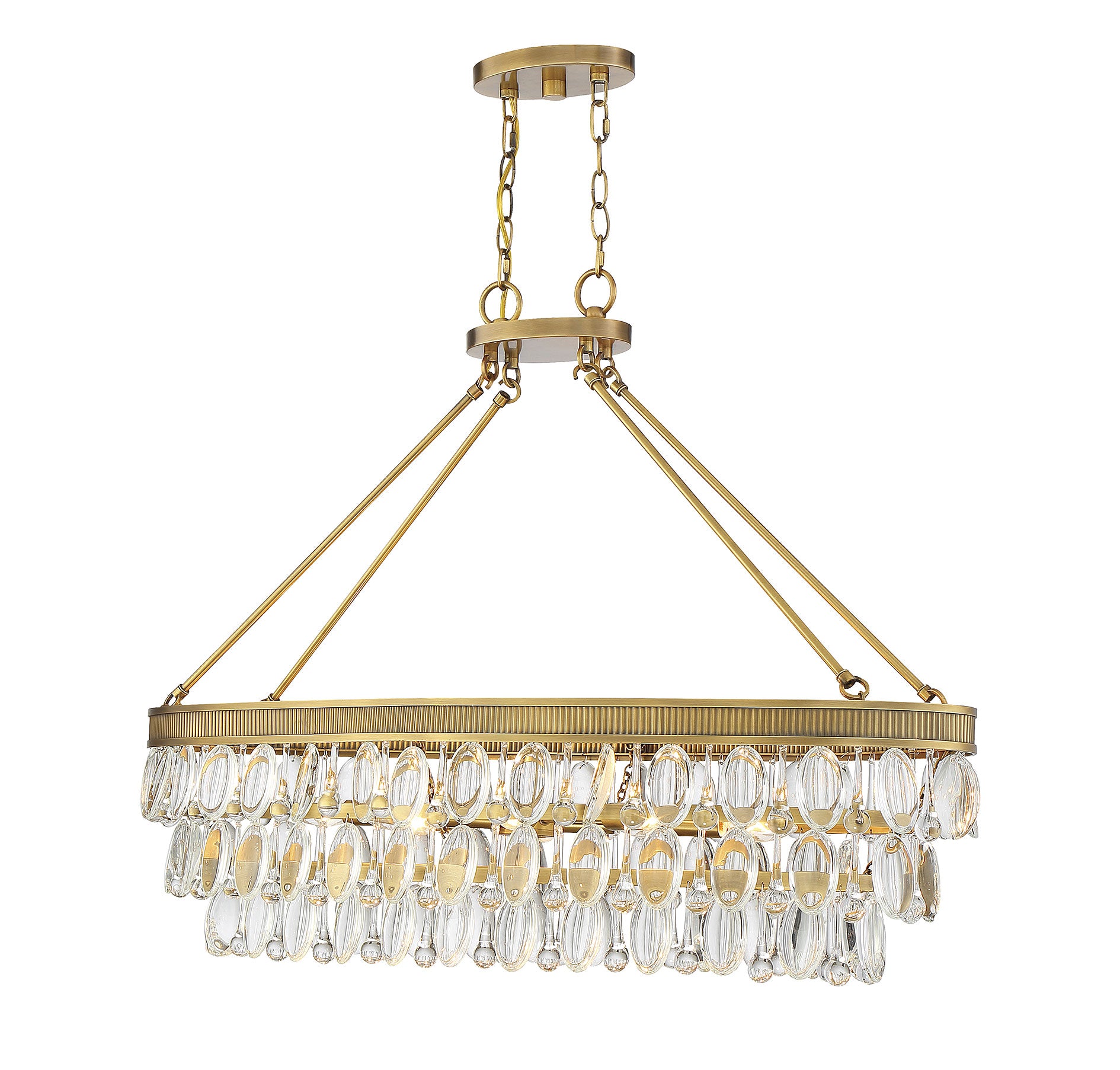 SAVOY HOUSE, WINDHAM LINEAR CHANDELIER, LINEAR LIGHT