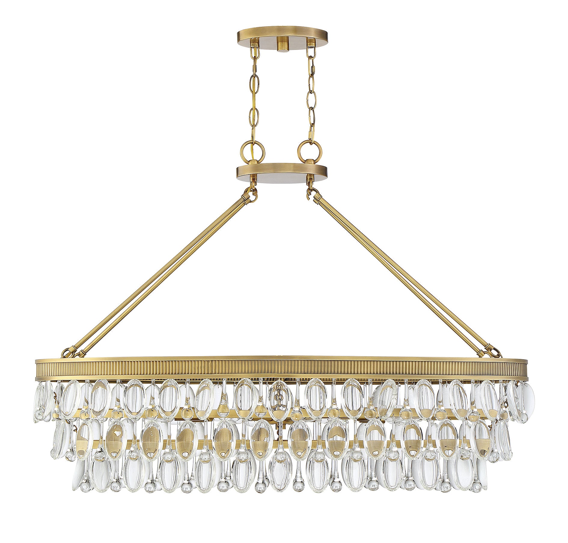 SAVOY HOUSE, WINDHAM LINEAR CHANDELIER, LINEAR LIGHT