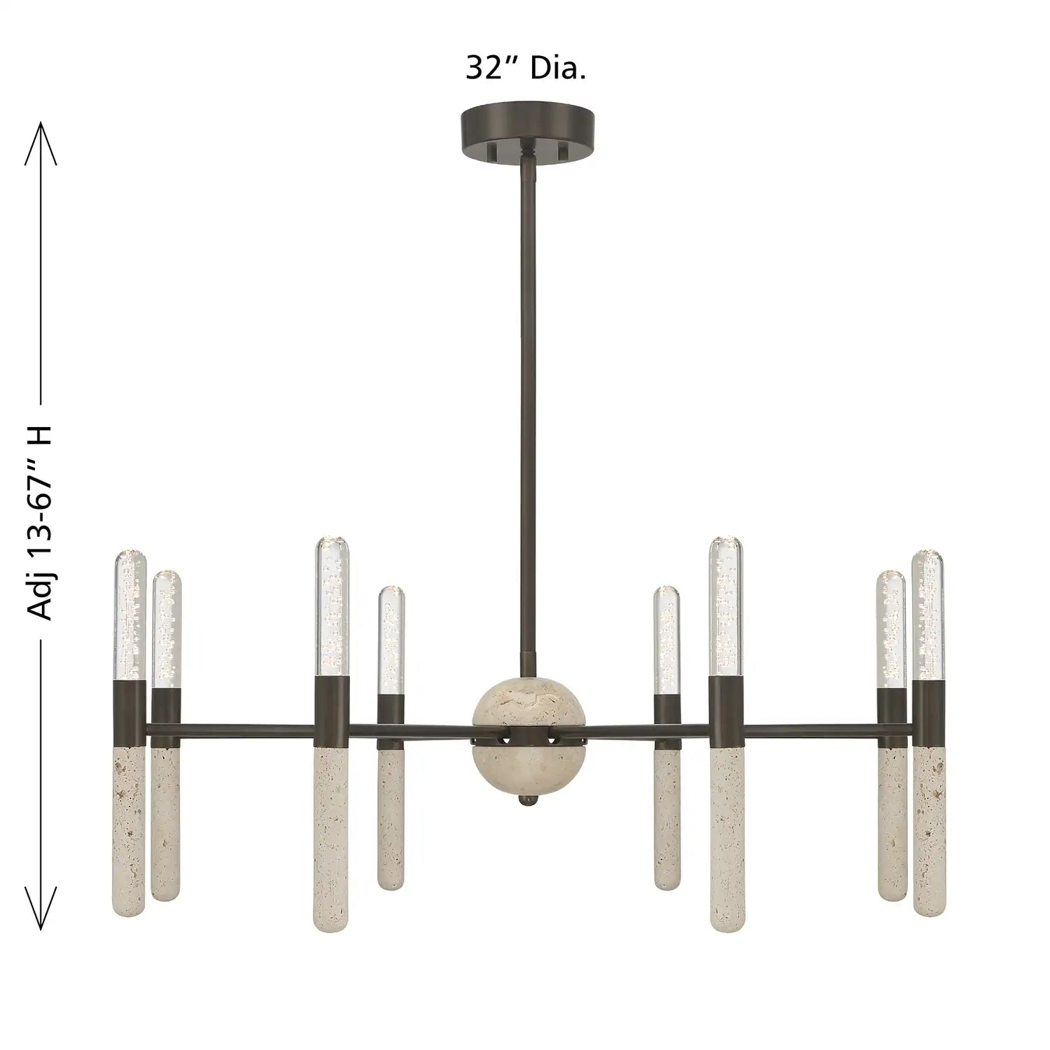 SAVOY HOUSE, LINDEN CHANDELIER, CHANDELIER LIGHT