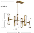 SAVOY ESSENTIALS, WINFIELD LINEAR CHANDELIER, LINEAR LIGHT