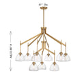 SAVOY HOUSE, CORBIN CHANDELIER, CHANDELIER LIGHT