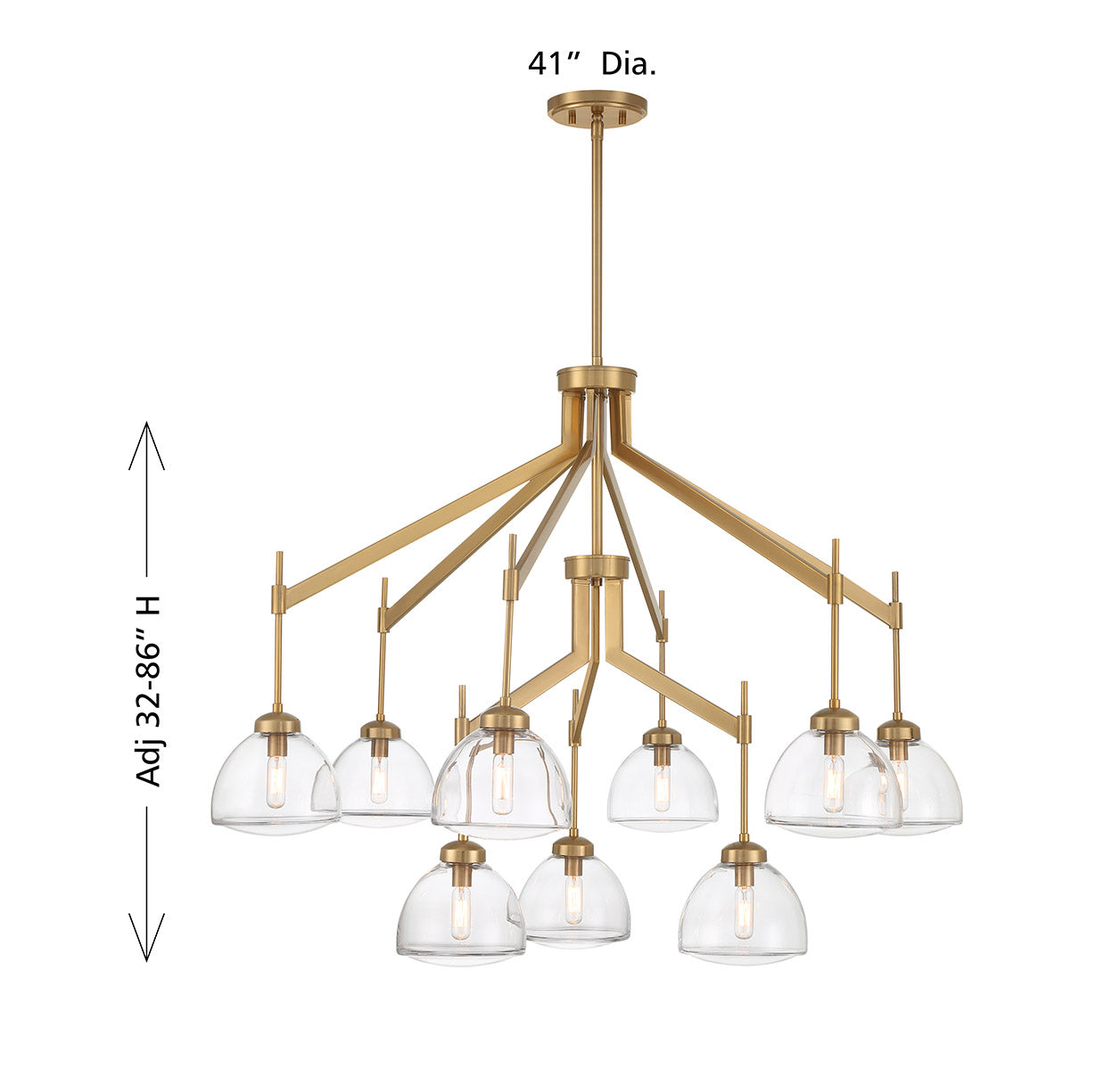 SAVOY HOUSE, CORBIN CHANDELIER, CHANDELIER LIGHT