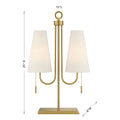 SAVOY HOUSE, WILKES TABLE LAMP, TABLE LAMPS